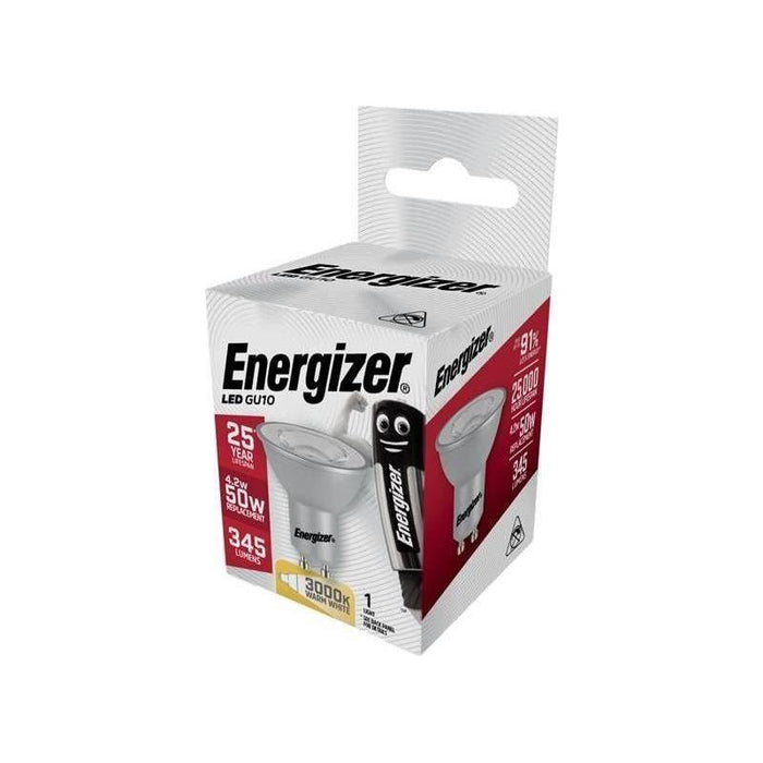 Energizer® LED GU10 HIGHTECH Non-Dimmable Bulb, Warm White 350 lm 5W Energizer® - Town Tools