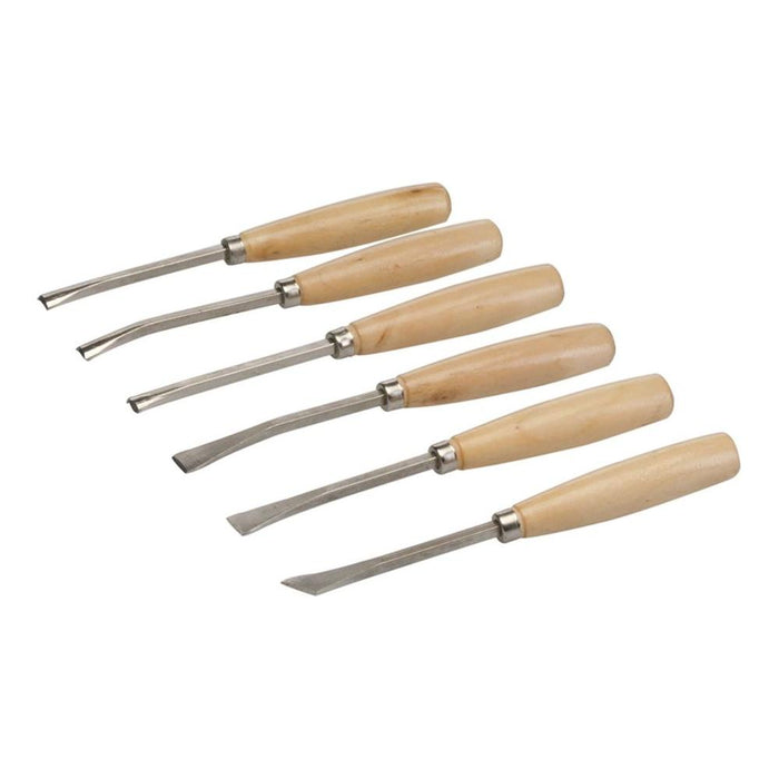 Silverline Carving Chisel Set 6pce 6pce Silverline - Town Tools 