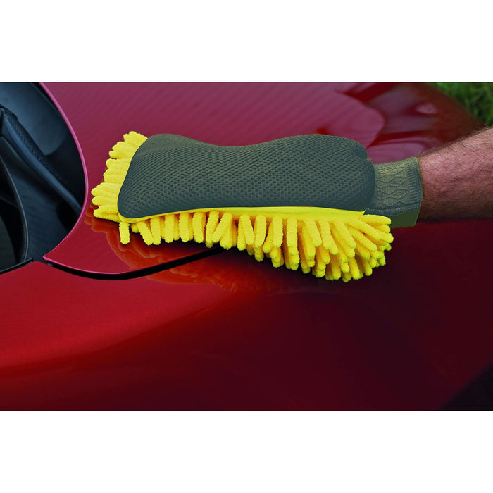 Connect Microfibre Wash Mitt 2pc 35355 Tool Connection - Town Tools 