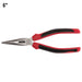 Teng Tools Long Nose Plier TPR Grip 170mm Teng Tools - Town Tools 