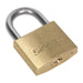 Sealey Brass Body Padlock with Brass Cylinder 40mm S0987 Siegen by Sealey - Town Tools 