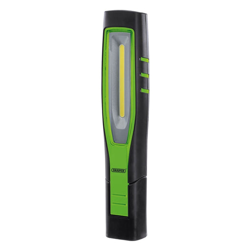 Draper COB/SMD LED Rechargeable Inspection Lamp, 10W, 1,000 Lumens, Green 11765 Draper - Town Tools 