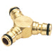 Draper Brass 3 Way Connector 36238 Draper - Town Tools 