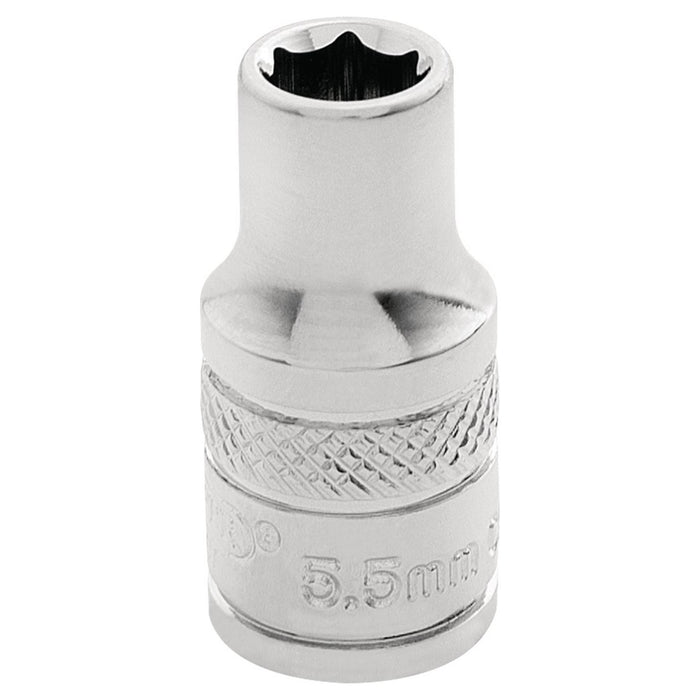 Draper HI-TORQ 6 Point Socket, 1/4" Sq. Dr., 5.5mm 32449 Draper - Town Tools 