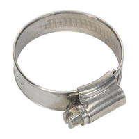 Sealey Hose Clip Stainless Steel25-38mm Pack of 10 SHCSS1A