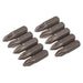 Silverline Phillips Cr-V Screwdriver Bits 10pk PH2 Silverline - Town Tools 