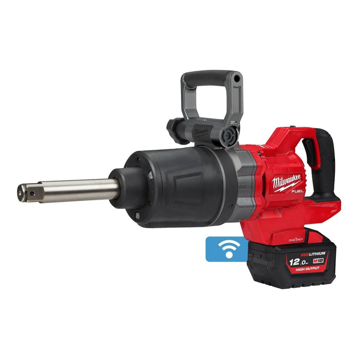 Milwaukee M18 FUEL ONE-KEY 1in. High Torque D-Handle Impact Wrench With Friction Ring And Extended Anvil Milwaukee - Town Tools 