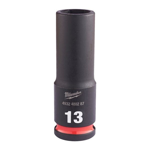 Milwaukee Hex Socket Shw 3/8 Deep 13mm-1Pc 13mm Milwaukee - Town Tools 