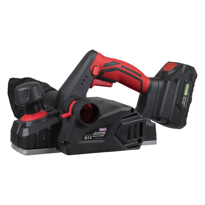 Sealey SV20 Series 82mm Cordless Planer 20V - Body Only CP20VEP Sealey - Town Tools 