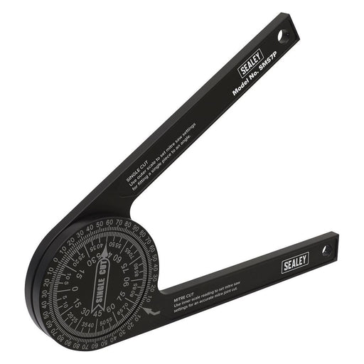Sealey Mitre Saw Protractor Aluminium SMS7P Sealey - Town Tools 
