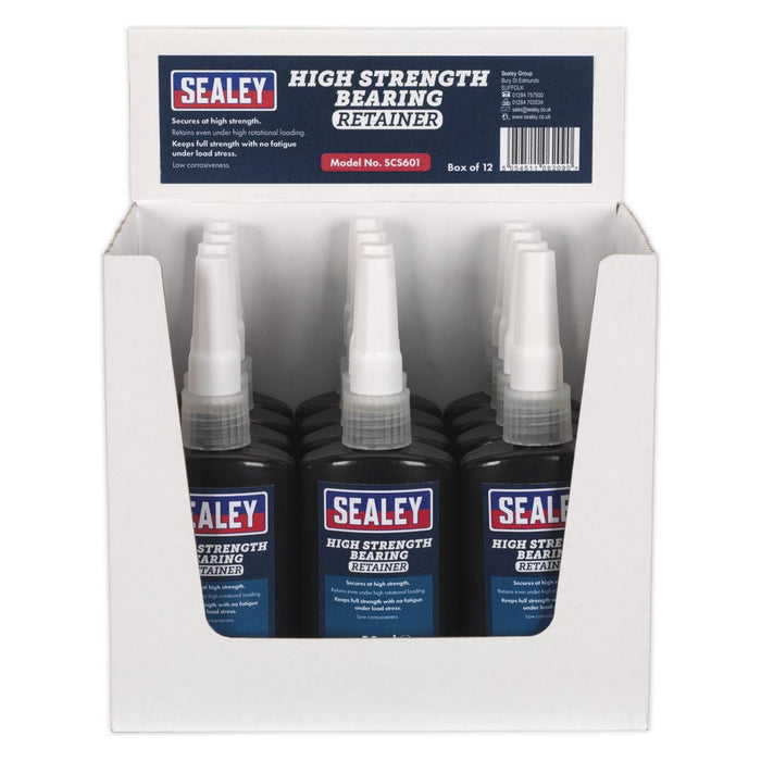 Sealey Bearing Fit Retainer High Strength 50ml Pack of 12 SCS601 Sealey - Town Tools 