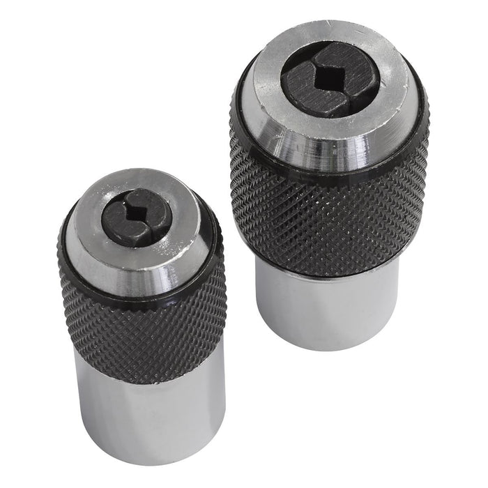 Sealey Adjustable Tap Socket Set 2pc AK872 Sealey - Town Tools 