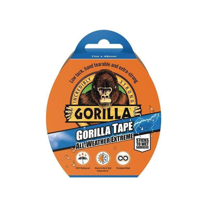 Gorilla Glue Gorilla Tape® All-Weather Extreme 48mm x 11m Black Gorilla Glue - Town Tools