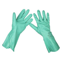 Sealey Nitrile Gauntlets for use with Thinners 355mm Cuffed Pair SSP34