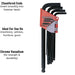 Teng Tools Ball Point Hex Key Set A 9 Pieces Teng Tools - Town Tools 