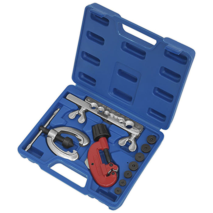 Sealey Premier Pipe Flaring & Cutting Kit 10pc AK506 Sealey - Town Tools 