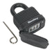 Sealey Steel Body Weatherproof Combination Padlock 42mm PL301CW Sealey - Town Tools 