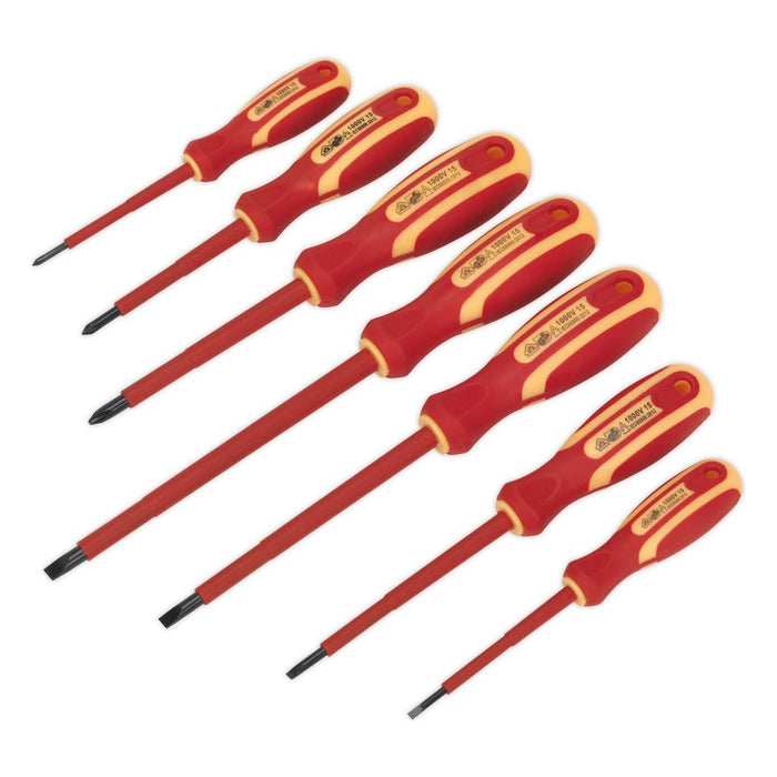 Sealey Screwdriver Set 7pc Electrician's VDE Approved S0756 Sealey - Town Tools 