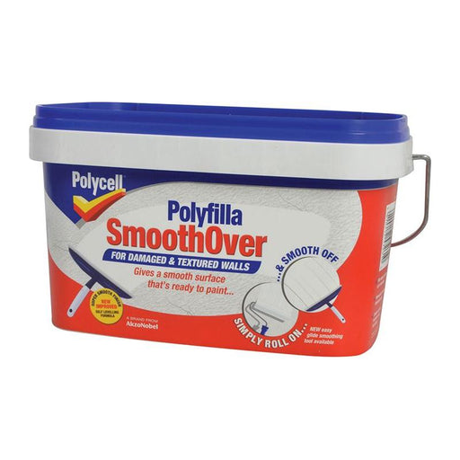 Polycell SmoothOver Damaged / Textured Walls 2.5 litre Polycell - Town Tools