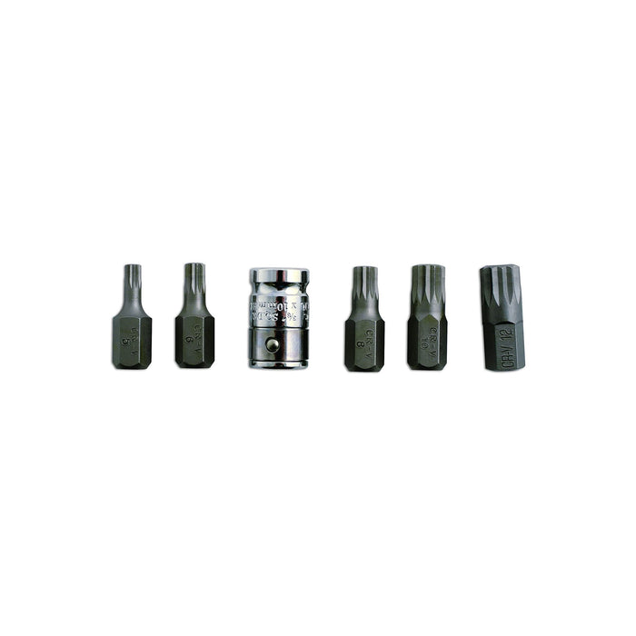 Laser Spline Bit Set 6pc 0592