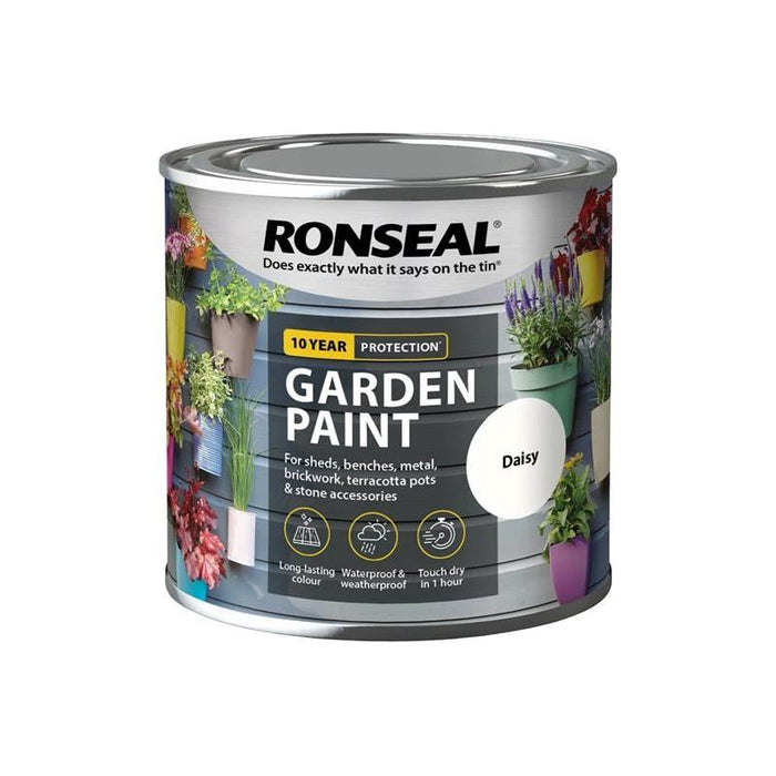 Ronseal Garden Paint Daisy 250ml Ronseal - Town Tools