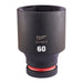 Milwaukee Hex Socket Shw 1In Deep 60mm-1Pc 60mm Milwaukee - Town Tools 
