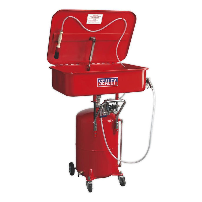 Sealey Mobile Parts Cleaning Tank Air Operated with Reservoir SM224 Sealey - Town Tools 