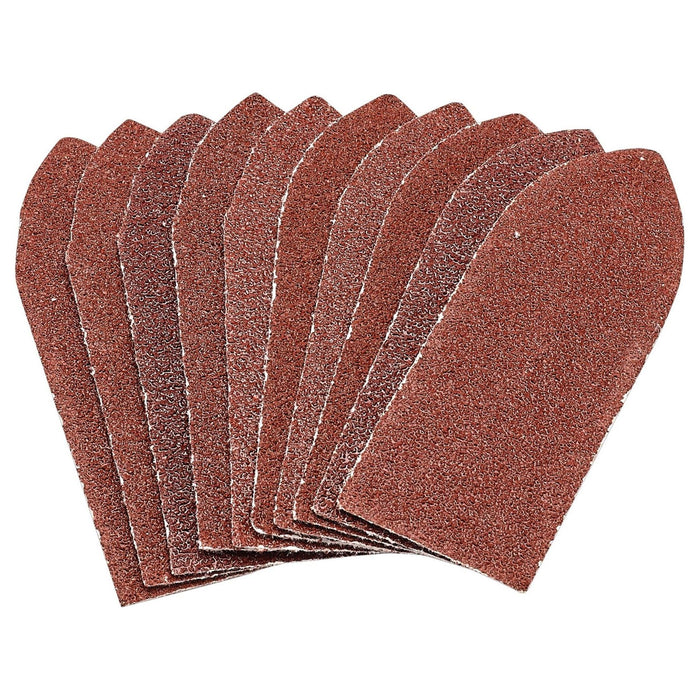 Draper Hook and Loop Aluminium Oxide Sanding Sheets, 32 x 92mm, 60 Grit (Pack of Draper - Town Tools 