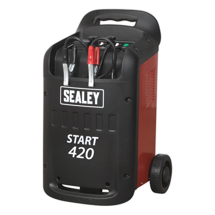 Sealey Starter/Charger 420/60Amp 12/24V 230V START420 Sealey - Town Tools 