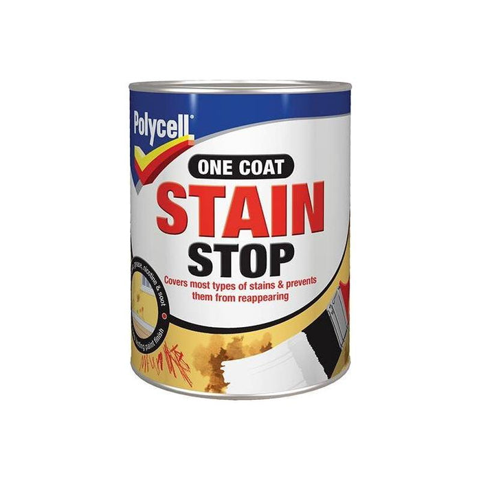 Polycell Stain Stop Paint 1 litre Polycell - Town Tools