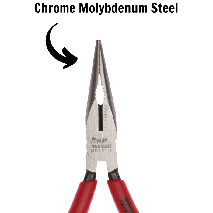 Teng Tools Long Nose Plier 140mm Teng Tools - Town Tools 