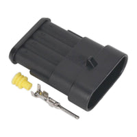 Sealey Superseal Male Connector 4-Way Pack of 3 SSC4M