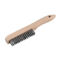 Sealey Engineerïs Wire Brush with Steel Fill 260mm WB02