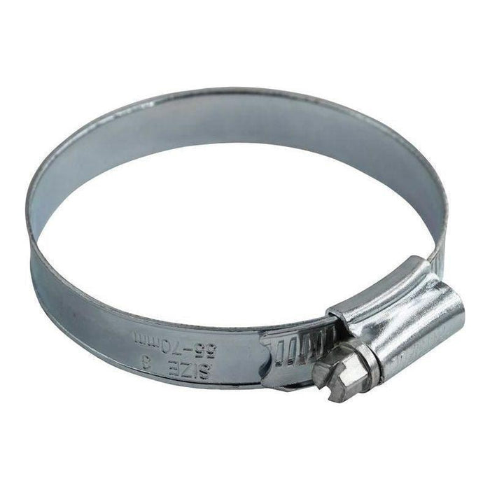 Faithfull 3 Hose Clip - Zinc MSZP 55 - 70mm Faithfull - Town Tools
