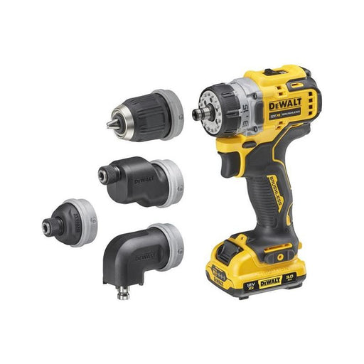 Dewalt Power Tools DCD703L2T XR BL Multi-head Drill Driver 12V 2 x 3.0Ah Li-ion DeWALT Power Tools - Town Tools