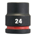 Milwaukee 24mm 3/4 Impact Socket Std-1Pc New 4932480366 Milwaukee - Town Tools 