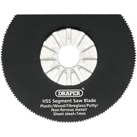 Draper HSS Segment Saw Blade, 63mm Diameter, 18tpi 26057