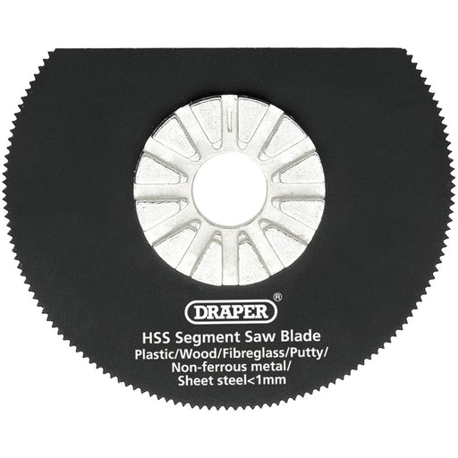 Draper HSS Segment Saw Blade, 63mm Diameter, 18tpi 26057 Draper - Town Tools 