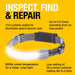 Ring Flexible Head Torch RIL0115 - 115 Lumens Illumination Ring Automotive - Town Tools 