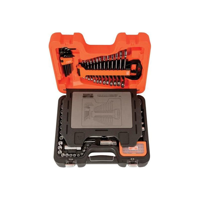 Bahco S95 1/4in & 1/2in Drive Socket & Mech Set, 95 Piece Bahco - Town Tools