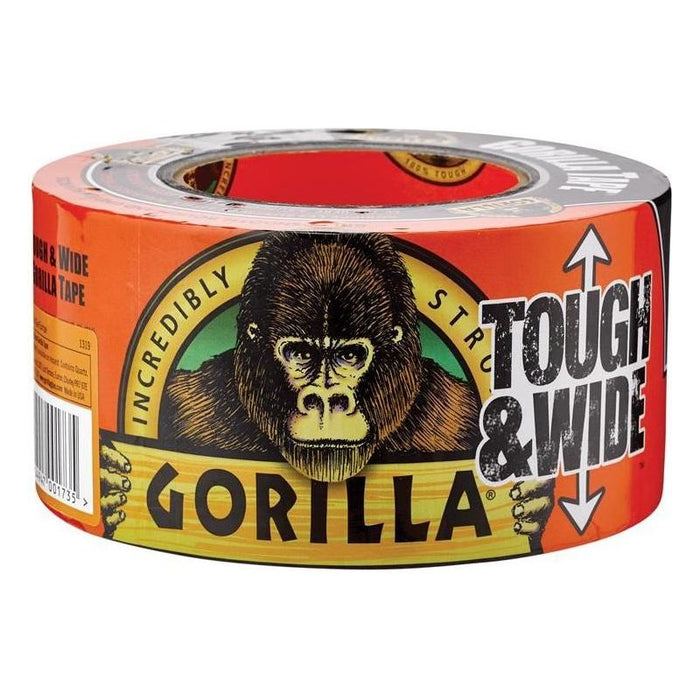 Gorilla Glue Gorilla Tape® Tough & Wide 73mm x 27m Black Gorilla Glue - Town Tools