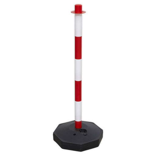 Sealey Red/White Post with Base RWPB01 Sealey - Town Tools 