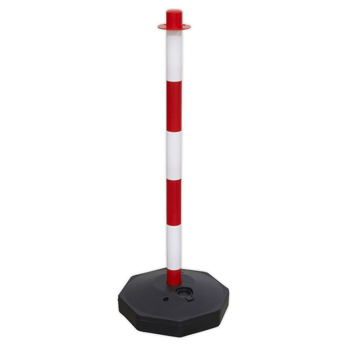 Sealey Red/White Post with Base RWPB01 Sealey - Town Tools 