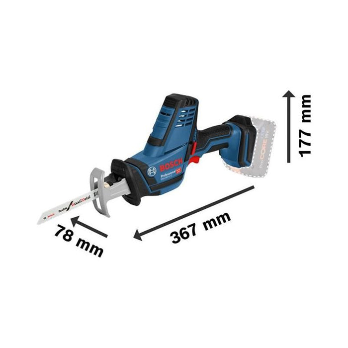 Bosch GSA 18V-LI C Professional Reciprocating Saw 18V Bare Unit Bosch - Town Tools