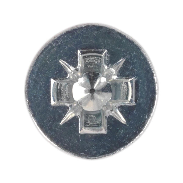 Sealey Machine Screw M8 x 20mm Countersunk Pozi Zinc Pack of 50 MSC820 Sealey - Town Tools 
