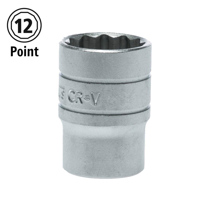 Teng Tools 1/2" Socket 12 pt Metric 16mm Teng Tools - Town Tools 