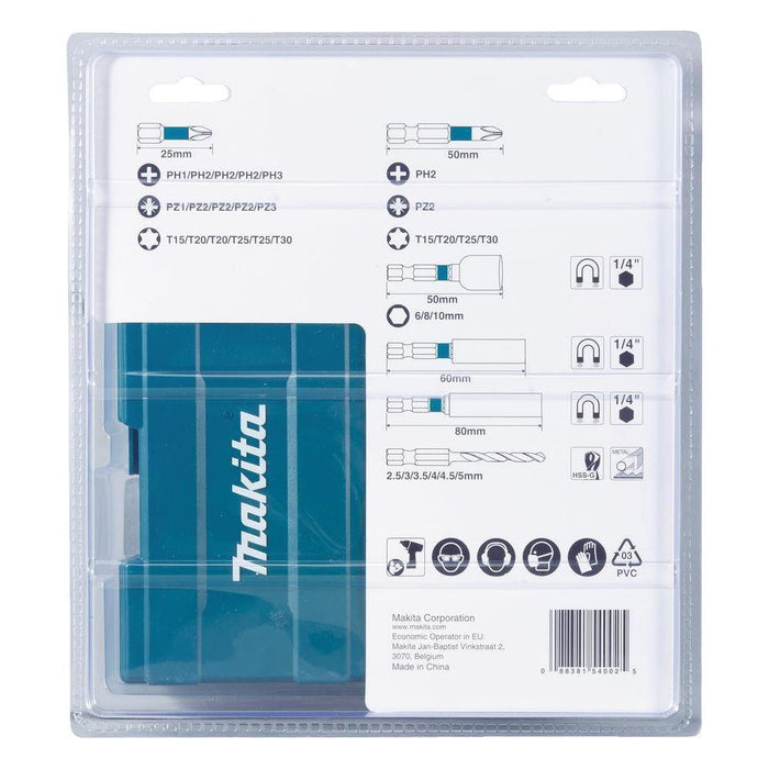 Makita 33Pcs Impact Black Set B-66896 Makita - Town Tools