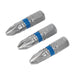 Sealey Power Tool Bit Pozi #2 Colour-Coded S2 25mm Pack O Sealey - Town Tools 