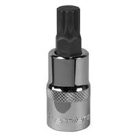 Sealey Spline Socket Bit M12 1/2"Sq Drive SBS016