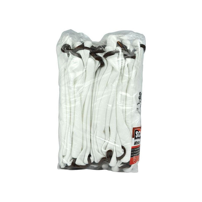 Scan White PU Coated Gloves - XL (Size 10) (Pack 12) Scan - Town Tools